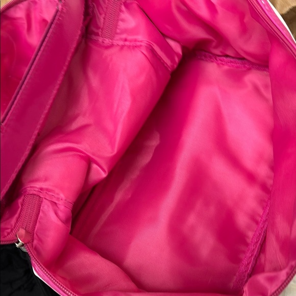 Caboodles Pink and Black Striped Cosmetic Bag - Picture 7 of 8